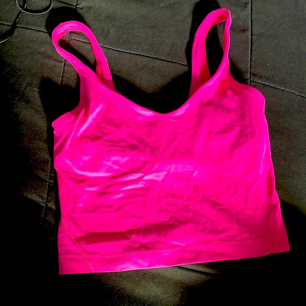 Pink lulu Lemmon tank